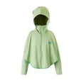 thumbnail image 4 of Weebloom Kids Toddler Zip Up Hoodie Boys Girls Sun Protection Jacket Lightweight Summer Sun Jacket Breathable Upf Outerwear Cool Feeling Windbreaker Outdoor Activities Cooling Shirt 2-3 Years, 4 of 5