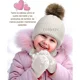thumbnail image 5 of 3 En 1 Gorro Bufanda Guantes Tejidos Para Invierno Niña Niño, 5 of 7