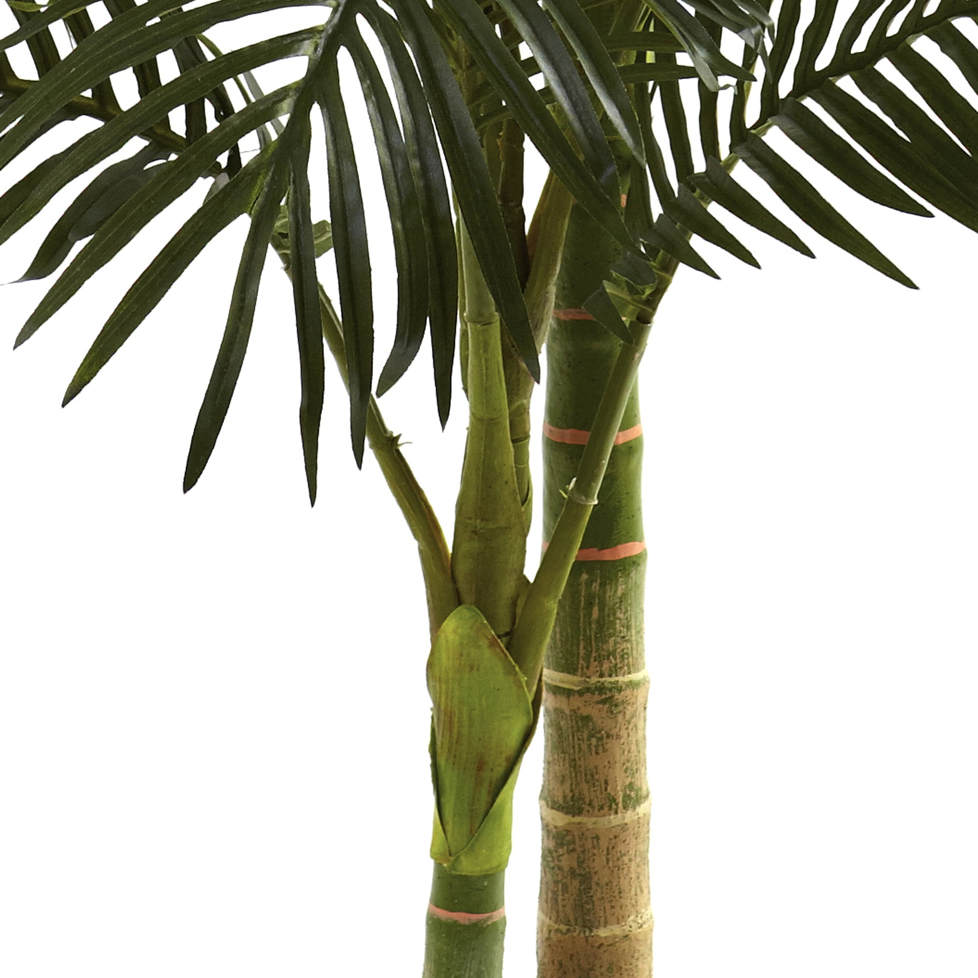 Retail $63.99 4’ Golden Cane Palm Artificial Tree w/15 Bendable Lvs 