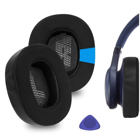 Geekria Sport Cooling-Gel Replacement Ear Pads for JBL LIVE 500BT Headphones Ear Cushions, Repair Parts (Black)