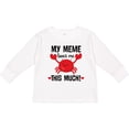 thumbnail image 3 of Inktastic Meme Loves Me Grandson Boys or Girls Long Sleeve Toddler T-Shirt, 3 of 5