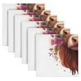 thumbnail image 2 of JSTEL Cute Cattle Cloth Napkins Set of 1, 20x20 Inch Washable and Reusable Napkin for Decoupage Dinner Party Everyday Use, 2 of 6
