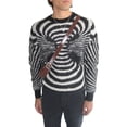 thumbnail image 2 of hirigin Women Fashion Wild Sweater Pattern Print Round Neck Long Sleeve Knitted Tops Autumn Winter Warm Casual Tops Streetwear, 2 of 8