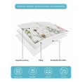 thumbnail image 5 of Spring Floral Full Size Down Alternative Comforter,Lightweight Comforter Quilt Bedding Set with Pillow Shams Watercolor Flower Eucalyptus Leaves Botanical Bed Comforter Duvet Insert 78"x90", 5 of 7