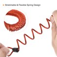 thumbnail image 4 of Uxcell 0.1'' x 8.2ft Security Steel Cable Lock Wire Rope Steel Red 2Pcs, 4 of 5