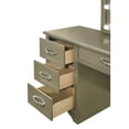 thumbnail image 5 of Beaumont 7-drawer Vanity Desk with Lighting Mirror Champagne, 5 of 5