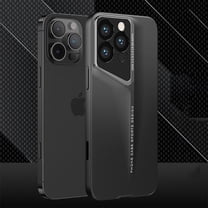 Stylish Phone Case for Apple iPhone 16 Pro Max, Ultra Slim Fit Anti-Scratch Bumper Shockproof Protective Camera Lens Protective Minimalist Back Cover Case for iPhone 16 Pro Max, Black