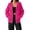 Hot Pink #042, variant on Womens Comfort Fit Zip Up Hoodie Casual Soft Travel Hoody Sweatshirts, XL
