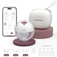 thumbnail image 1 of Momcozy M5 Smart App Control Hands Free Breast Pump, Electric Wearable Breast Pump Portable with 3 Modes & 9 Levels, 1 Pack, Gray, 1 of 8
