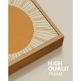 thumbnail image 5 of SHENIFY Boho Sun Wall Art 16x24in3pcs Natural Framed Minimalist Bohemain Wall Printing Sun Lines Warm Prints Decor, 5 of 5