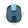 thumbnail image 2 of WEUVEB Soporte Azul Para Cucharas Y Tapas De Olla Con Base Antideslizante Para Cocina Organizada, 2 of 8