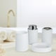 thumbnail image 2 of Juego de accesorios de baño, dispensador de jabón para encimera, vaso decorativo recargable para cepillo de para baño y hogar, para encimera,, 2 of 7