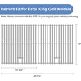 thumbnail image 3 of BBQ Grates Replacement for Models Heavy Duty CastIron Cooking Grids for BroilMate Sterling Huntington Grill., 3 of 5
