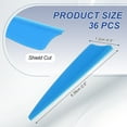 thumbnail image 2 of Arrows Vanes, 36 Pack 2.5 Inch Arrow Fletching Archery Arrow Feather Shield Fletch for DIY Target Shooting, White Blue, 2 of 5