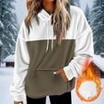 thumbnail image 1 of mfyjkho Tops Para Mujer, Sudadera Con Capucha Y Bolsillo Para Mujer, Informal, Holgada Y De Manga Larga, De Color Liso Tops Y Blusas Para Mujer Xl, 1 of 6