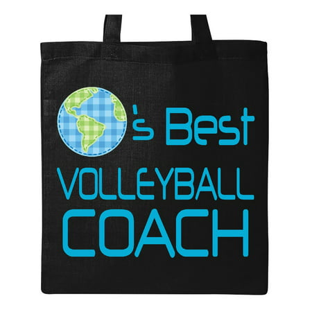 Volleyball Coach Planets Best Tote Bag