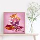 thumbnail image 4 of 5D Rhinestone mosaico animales completo redondo taladro diamante pintura conjunto decoración del hogar Likrtyny Arte deco, 4 of 9