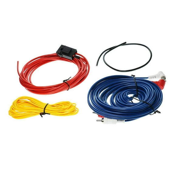 Almencla Universal Car Audio Subwoofer Amplifier Install AMP Wiring Wire Cable Kit