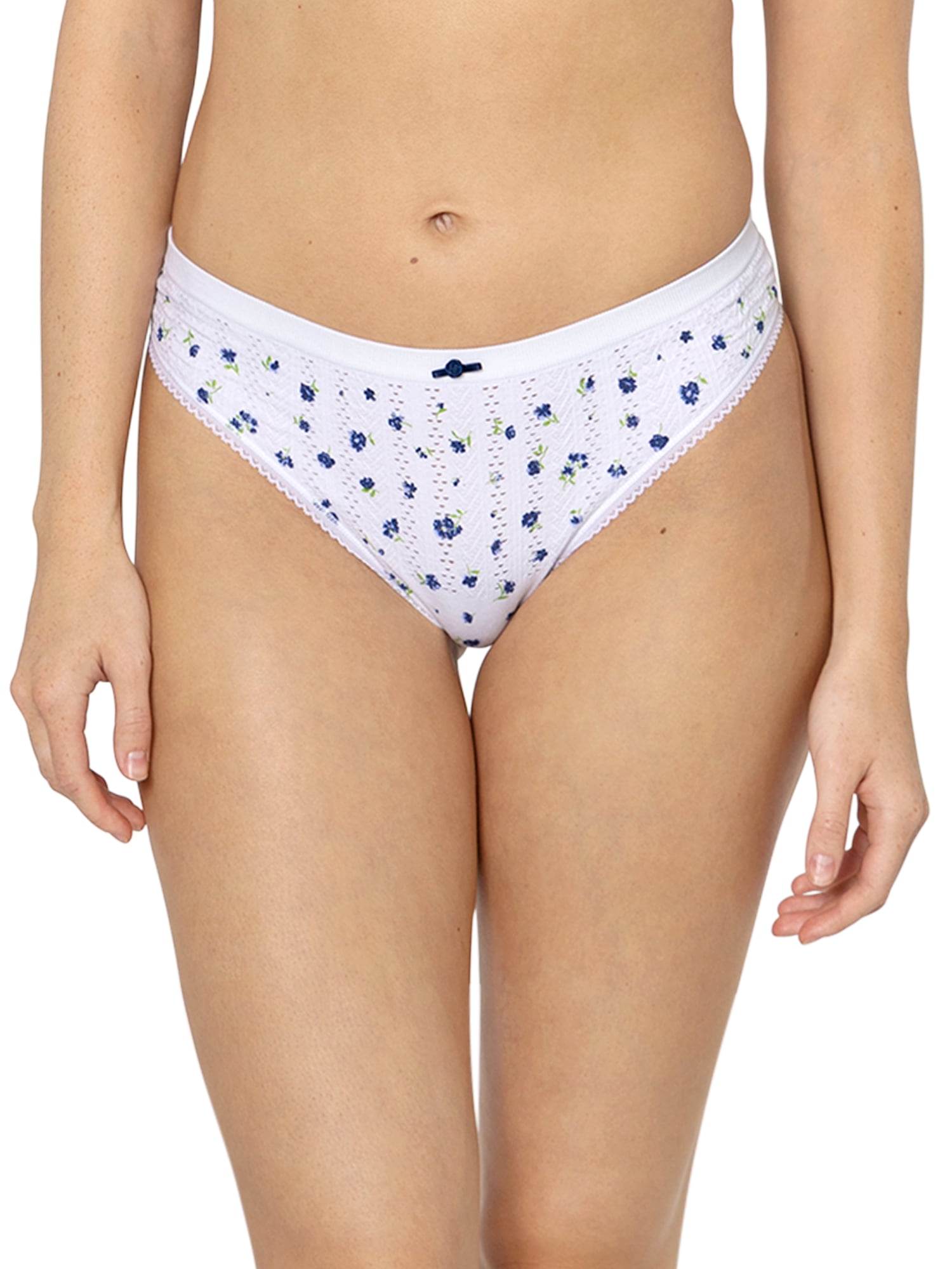 fresh collection by Fruit of the Loom Women's Seamless Pointelle Hipster Underwear 2-pack
