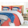 thumbnail image 5 of Ambesonne Yorkie Duvet Cover Sets, Blue Santa Hat Funny, 2-Queen, Coral White Blue, 5 of 7