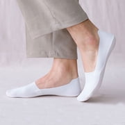Men Summer Thin Ultra Low Cut No Show Boat Socks Cool Seamless Invisible Non Slip Silicone Heel Grip Flat Liner Hosiery