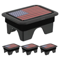 IBASETOY Stake Pocket Cover Ram Truck Bed Plugs Abs Multi For Vehicle Modification Quick Installation Set