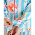 thumbnail image 6 of Lotusprinthandmade Halloween Duck and Pumpkin Graphic All-over Print Satin Pajamas Set (M), duck and pumpkin sleepwear set, 6 of 7