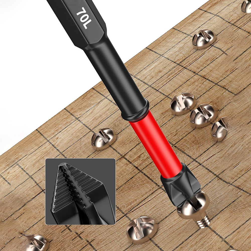 10Pcs Ph2 Magnetic Screwdriver Bit Set Anti-Slip Long Driver Drill Bits 1/4Inch Hex Shank Quick Change For Manual Screwdrivers 90Mm Fangkenuo