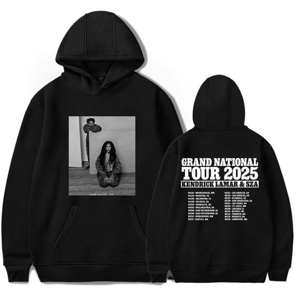 Grand National Tour 2025 Merch Hoodie Pockets Drawstring Unisex Hooded Sweatshirt Fashion Clothing