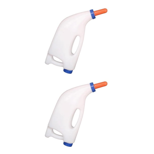 Methold 2L/4L Calf Milk Bottle Hand Rearing Milking Poddy Weaning Feeder Farm Teat Type1 NO1