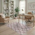 thumbnail image 2 of ODIKA Scatter Vintage Dainty Rosebud Clusters Pink Ditsy Refined Stain Resistant Low Profile for Dorm Room, Small Living Apartment, 2 of 7