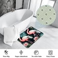 thumbnail image 3 of Flamingo Non-Slip Polyester Office Mat Chair Rug - Machine Washable Office Rug, 3 of 6