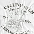 thumbnail image 3 of Sesame Street Cycling Club Big Bird Kids T Shirt for Youth Boys and Girls, White, Medium, 3 of 4