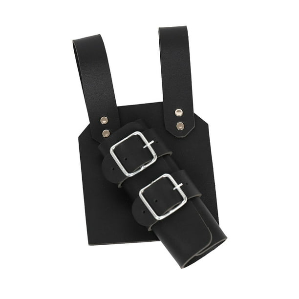 Cinturón de rana medieval de cuero de PU para percha de disfraz, funda de cintura, soporte para vaina Mano derecha