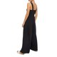thumbnail image 4 of Mono largo de verano para mujer de VISgogo, mono holgado con tirantes anchos en el pecho liso fruncido, mono informal con pantalones largos de pierna ancha para mujer VISgogo moda, 4 of 8
