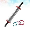 thumbnail image 3 of 11 Inches Large Size Non-stick Rolling Pin Handle Stainless Steel Roller Adjustable Rolling Stick with Thickness Rings Kitchen Tool for Fondant Cookie Pastry Dough, 3 of 5