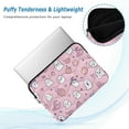 thumbnail image 2 of FORMRS 13-13.3 inch Laptop Sleeve Case Soft Carrying Quilted Computer Bag Cover, Pink Halloween, 2 of 7