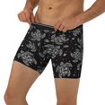 thumbnail image 3 of Cauagu Turtle Print Men's Boxer Briefs, Funny & Cute Underwear Elastic Waistband Briefs Ideal Gift for Men,1-Pack, 3 of 7