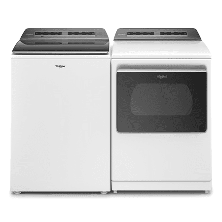 Whirlpool - 7.4 Cu. Ft. Smart Electric Dryer with Steam and Advanced Moisture Sensing - White