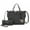 Charcoal Gray, variant on MKF Collection Bruna Vegan Leather Women's Tote Bag & Wristlet Wallet, Stylish Shoulder Purse Handbag 2 Pcs by Mia K - Pink