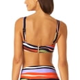 thumbnail image 2 of Anne Cole womens  Ring Strap Bandeau Top, XL, 2 of 3