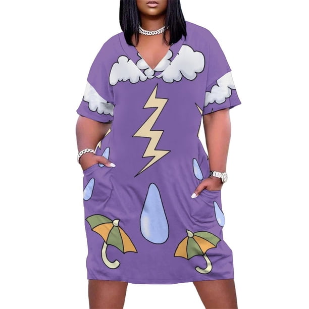 Vestido suelto con bolsillos Miss Frizzle Weather, vestido de dama de honor, vestido de mujer para mujer, vestidos de noche de verano para graduación