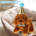 thumbnail image 2 of Sombrero de fiesta de cumpleaños para perro y gato, lindos gorros para mascotas con lazo para mascotas, eficiencia maximizada, 2 of 8