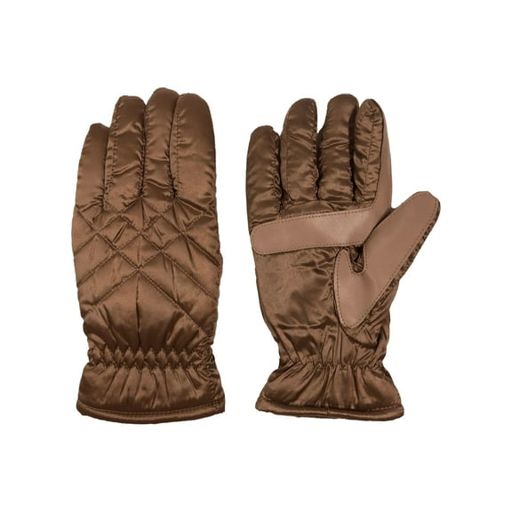 Isotoner Sleek Heat Womens Brown Smartouch Touchscreen Text Gloves Small/Medium