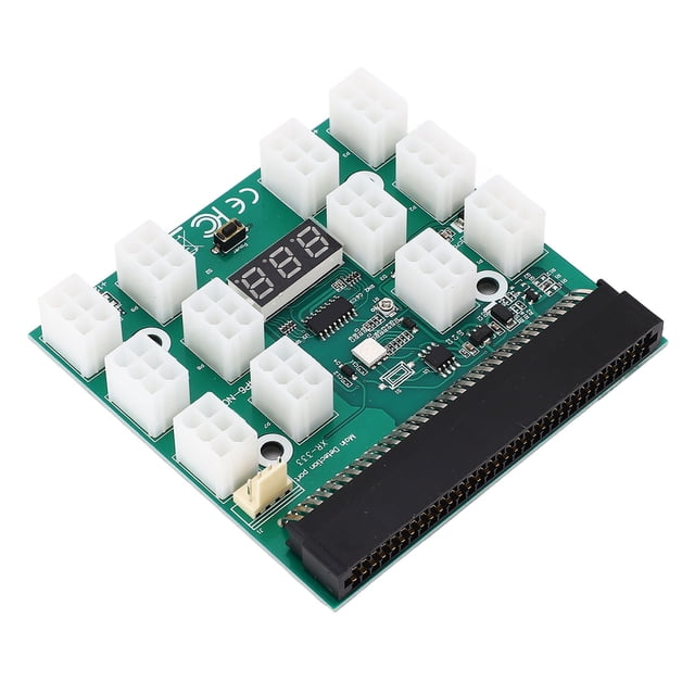 Placa De Conexión De Fuente De Alimentación, Adaptador De Placa De Conexión De Fuente De Alimentación De 6 Pines 1600 W Fácil Instalación Rendimiento Estable Profesional Para