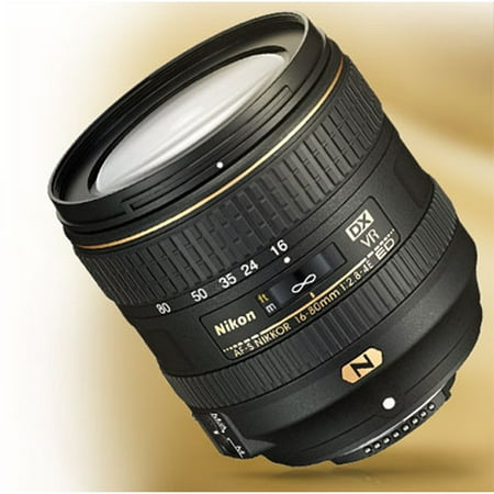 Nikon - AF-S DX NIKKOR 16-80mm f/2.8-4E ED VR Standard Zoom Lens - Black