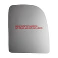 thumbnail image 3 of Mirror Glass and Adhesive | 99-07 Ford F250 F350 F450 Pickup / 02-12 E250 E350 Van / 00-05 Excursion SUV Driver Left Side Replacement -Fits UPPER TOWING MIRROR ONLY, 3 of 6