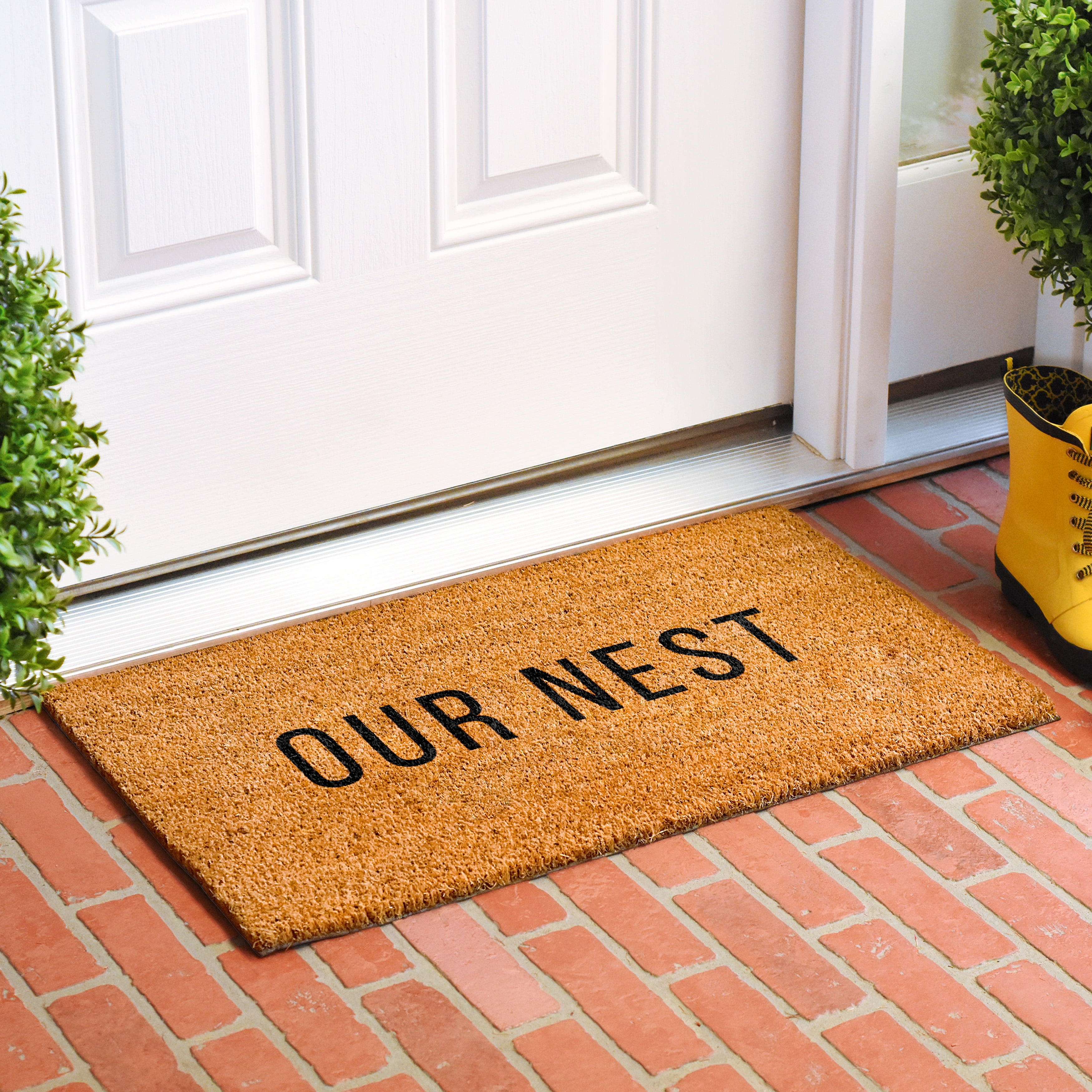 Our Nest Doormat, 17" x 29"