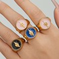 thumbnail image 6 of YIEMEEN Artistic Enamel Ring Stainless Steel 3D Golden Portrait Religious Ring Accessory, 6 of 12