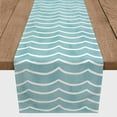 thumbnail image 3 of Creative Products Light Blue Soft Waves 16x72 Poly Twill Table Runner, 3 of 3